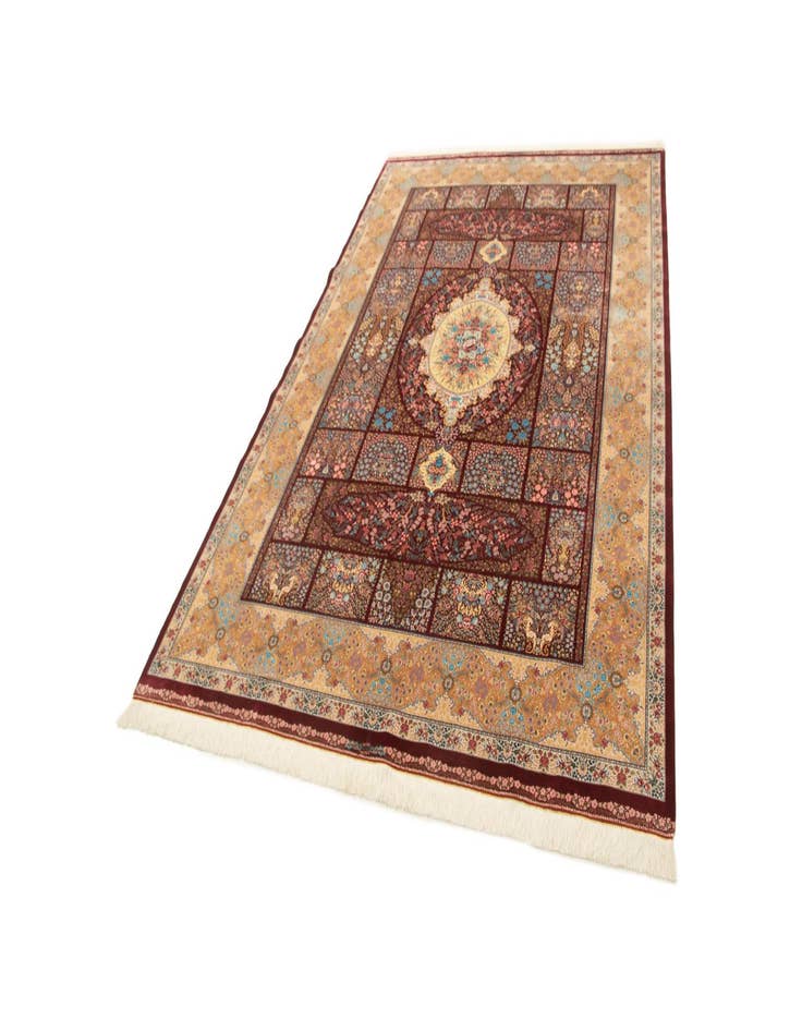 Detail image of  6' 7 x 9' 8 Ghom Design Rug