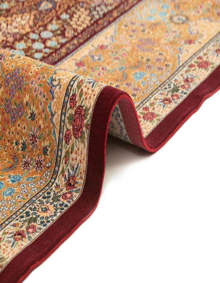 Detail image of  6' 7 x 9' 8 Ghom Design Rug