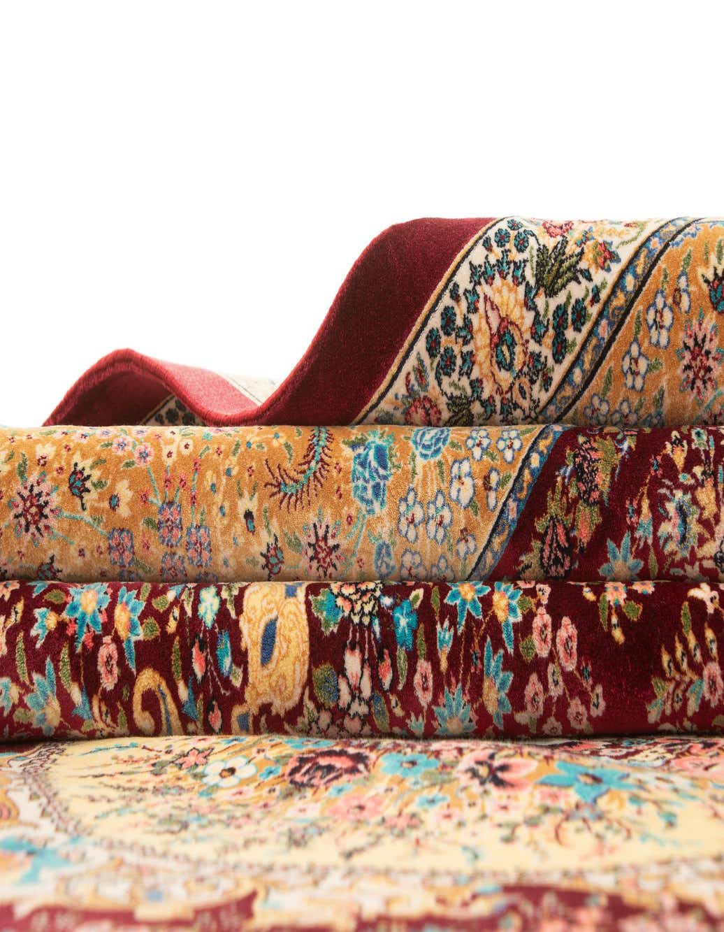 Primary image  6' 7 x 9' 8 Ghom Design Rug