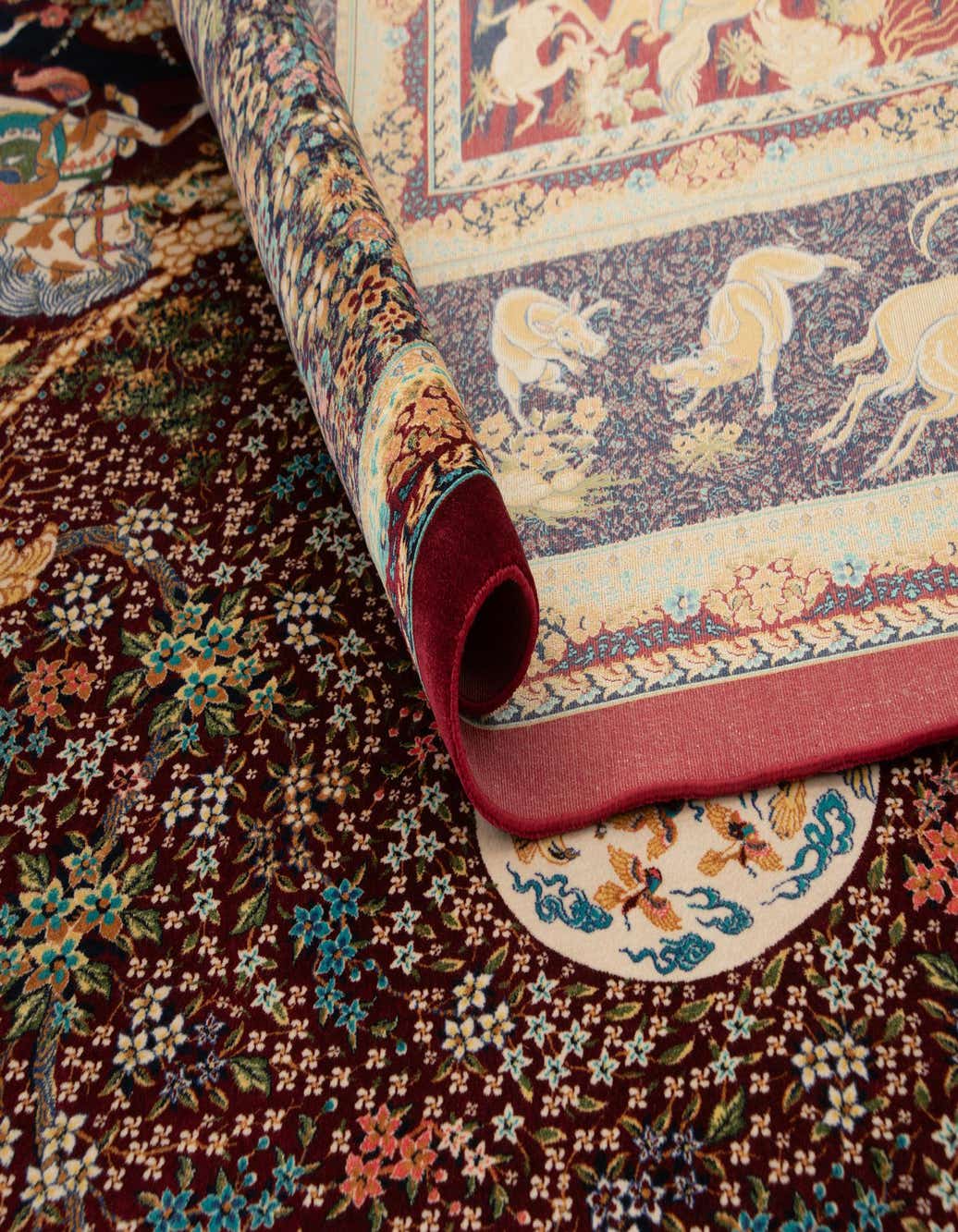 Primary image  6' 6 x 9' 7 Ghom Design Rug