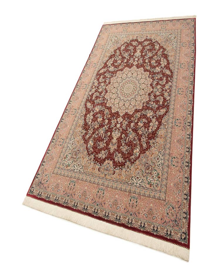 Detail image of  7' 11 x 11' 1 Ghom Design Rug