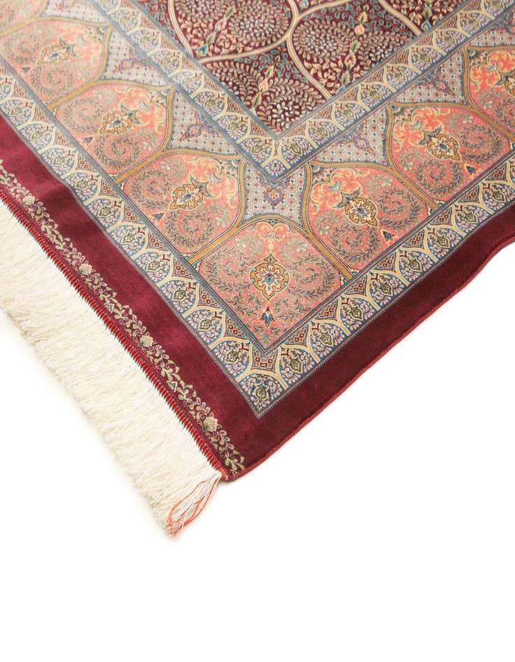 Detail image of  6' 6 x 9' 6 Ghom Design Rug