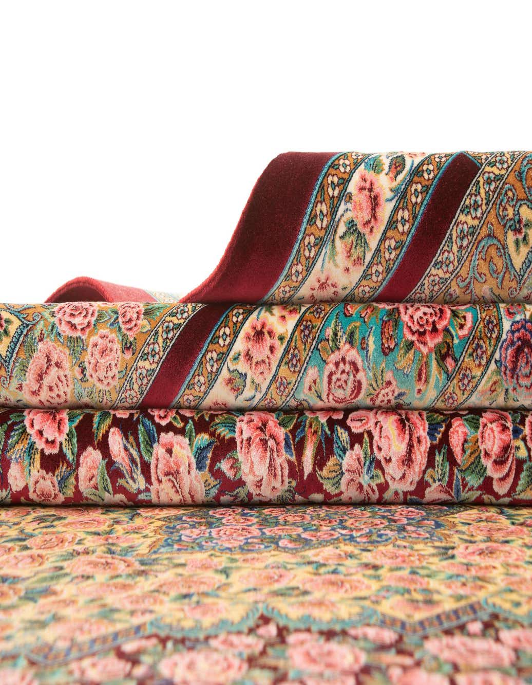 Primary image  6' 6 x 9' 8 Ghom Design Rug