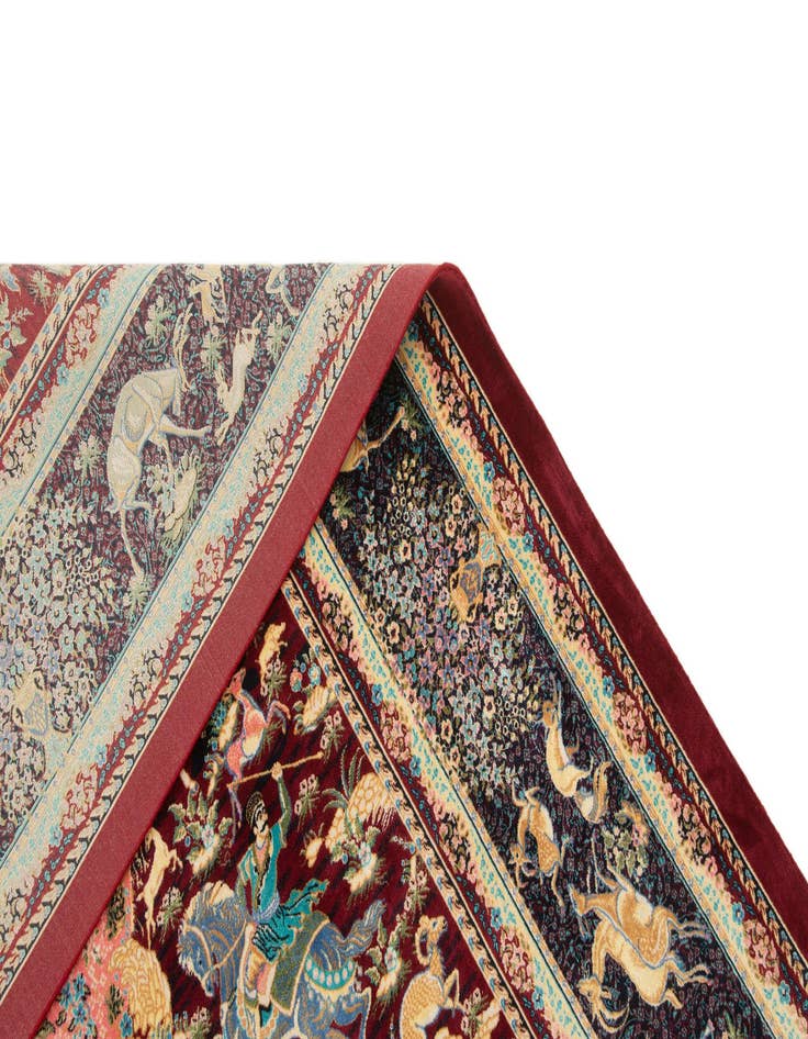 Detail image of  4' 4 x 6' 4 Ghom Design Rug