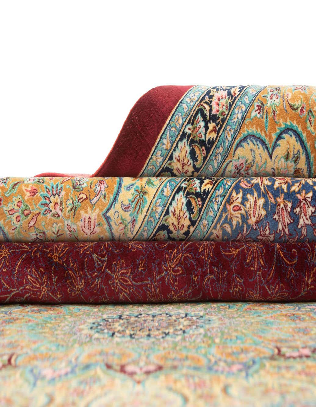 Primary image  6' 6 x 9' 8 Ghom Design Rug