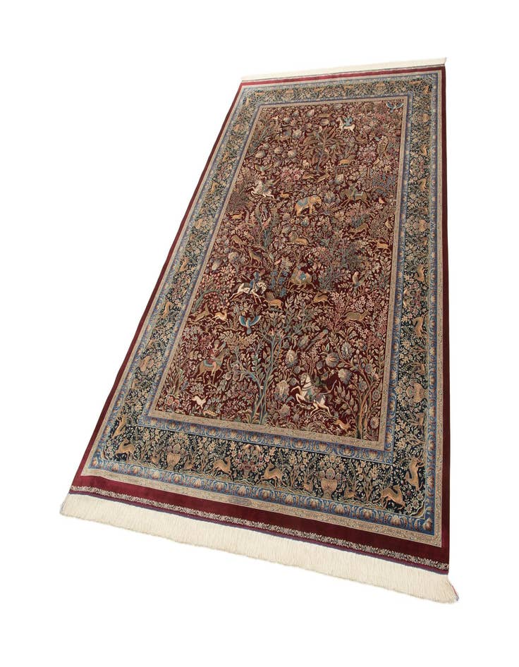 Detail image of  6' 6 x 9' 7 Ghom Design Rug