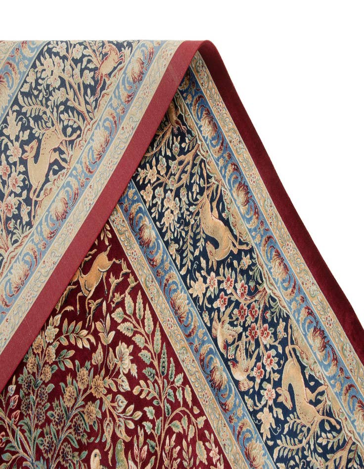 Detail image of  6' 6 x 9' 7 Ghom Design Rug