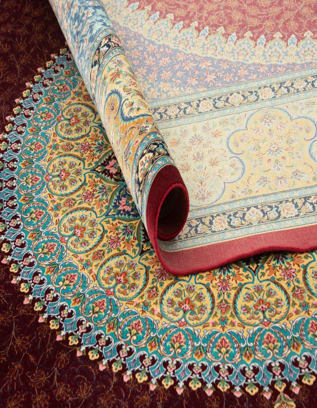 Primary image  6' 5 x 9' 7 Ghom Design Rug