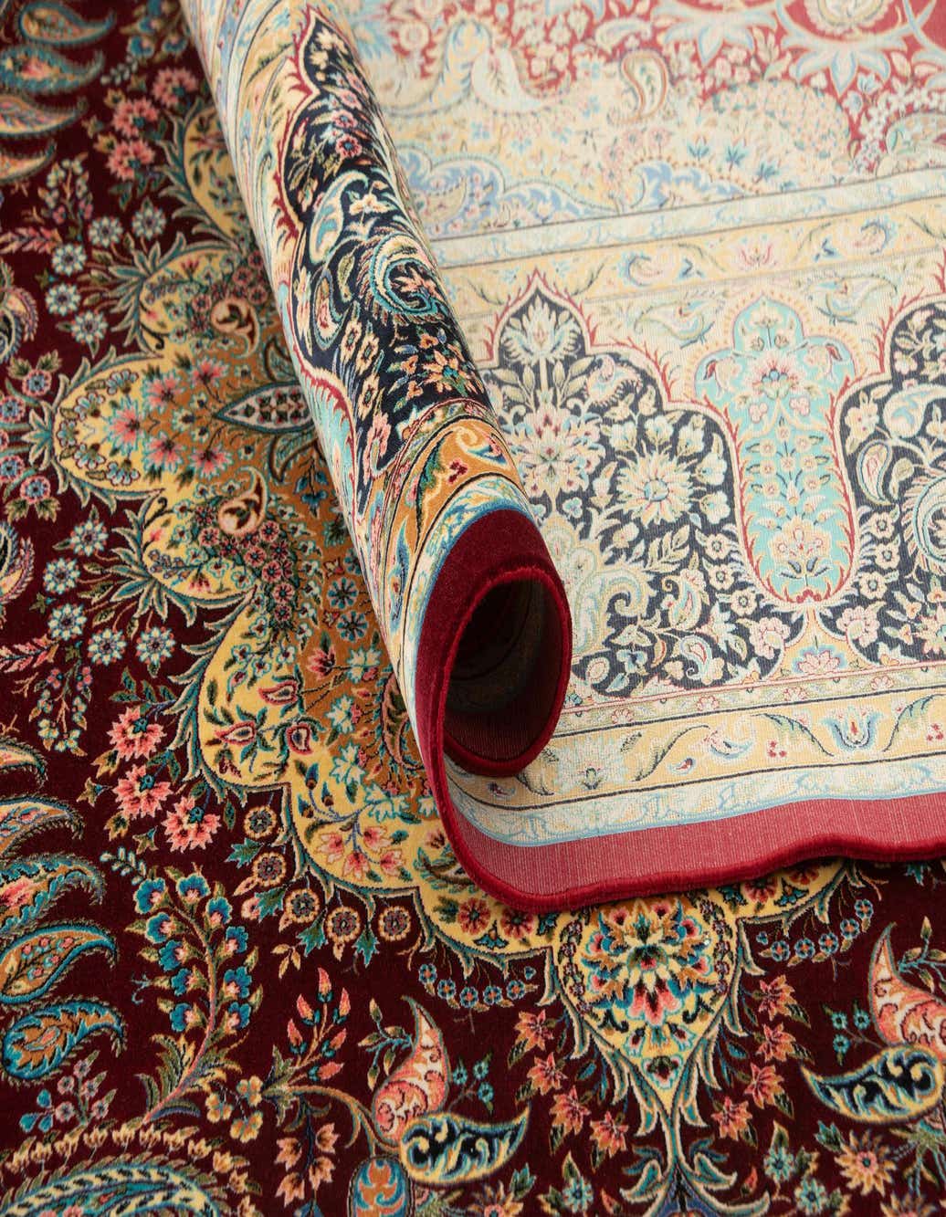 Primary image  6' 6 x 9' 7 Ghom Design Rug