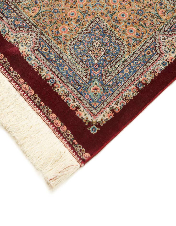 Detail image of  6' 6 x 9' 8 Ghom Design Rug