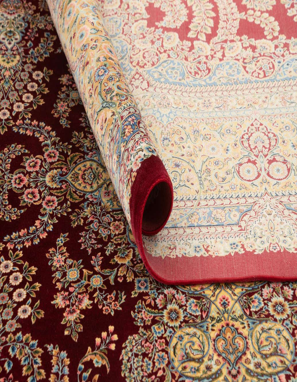 Primary image  6' 6 x 9' 8 Ghom Design Rug