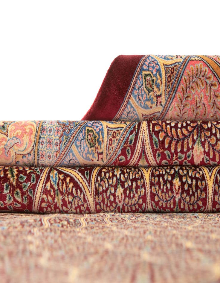 Detail image of  6' 6 x 9' 8 Ghom Design Rug