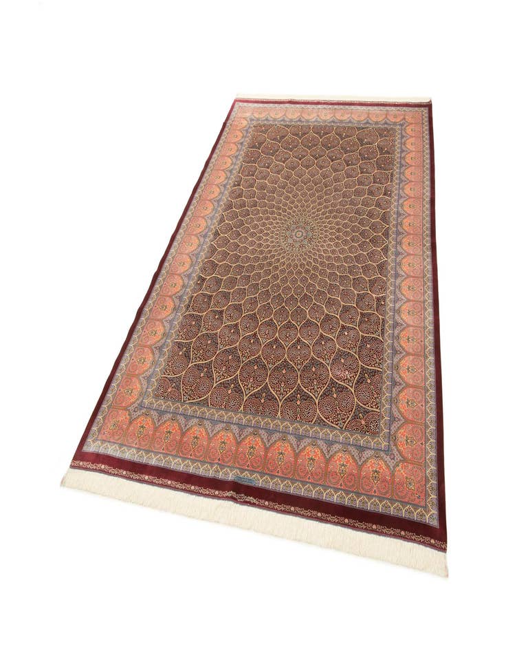 Detail image of  6' 6 x 9' 8 Ghom Design Rug