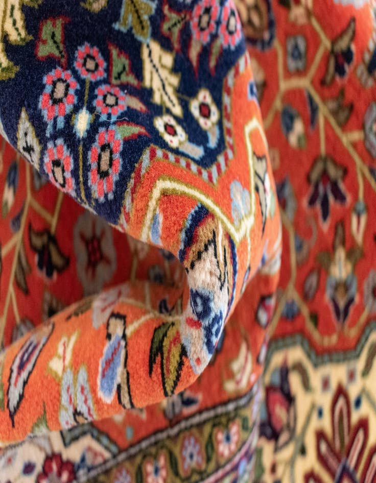 Detail image of  2' 6 x 3' 10 Ghom Rug