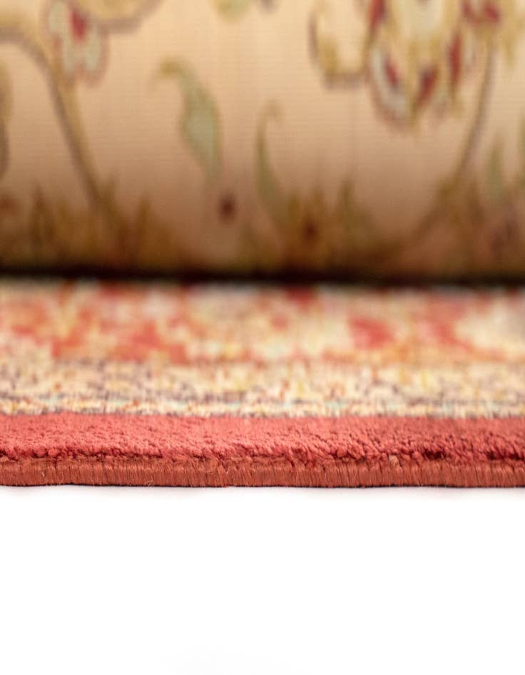 Detail image of  5' 2 x 8' Ghom Silk Rug