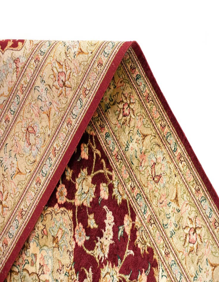 Detail image of  2' 8 x 4' Ghom Silk Rug