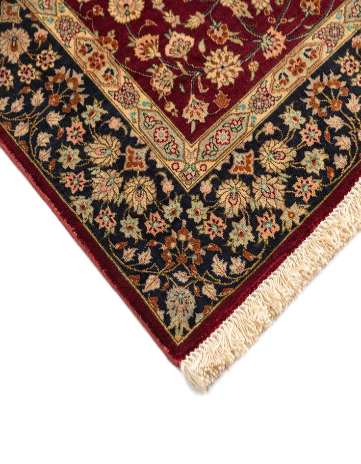 Detail image of  2' 7 x 3' 11 Ghom Silk Rug