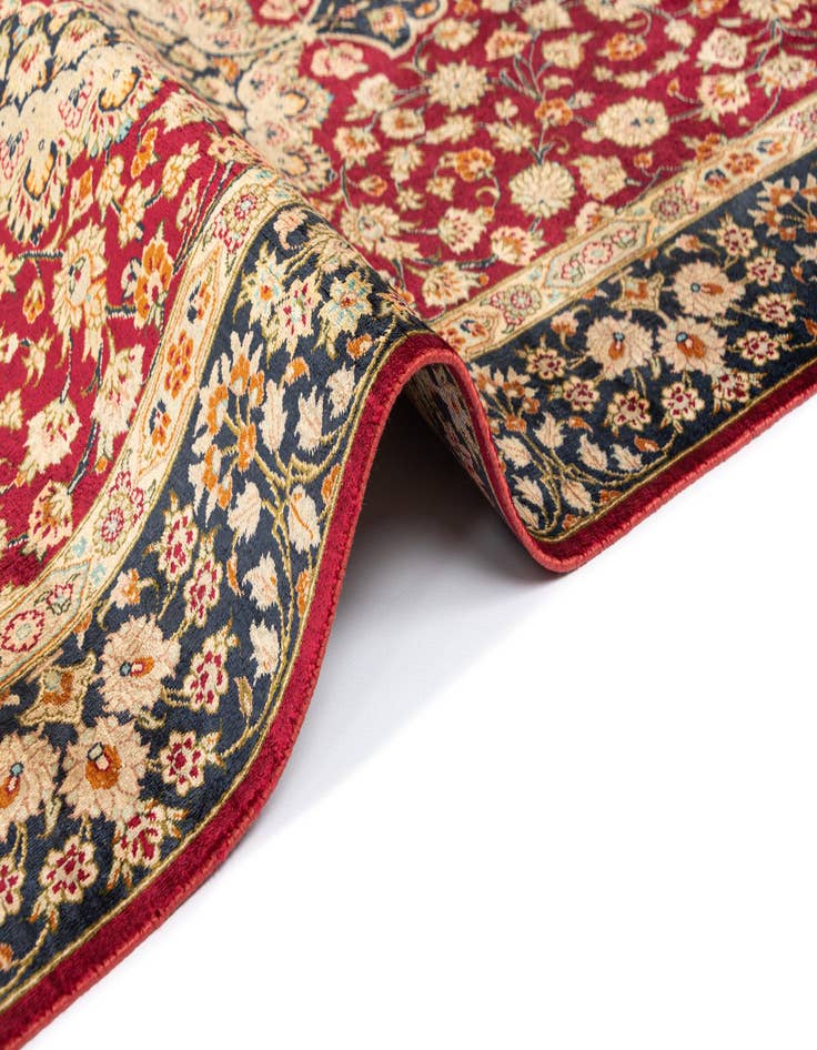 Detail image of  2' 7 x 3' 11 Ghom Silk Rug