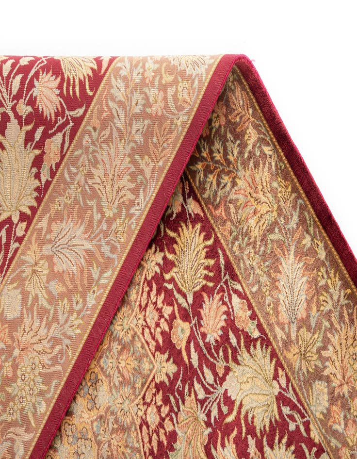 Detail image of  2' 7 x 4' 2 Ghom Silk Rug