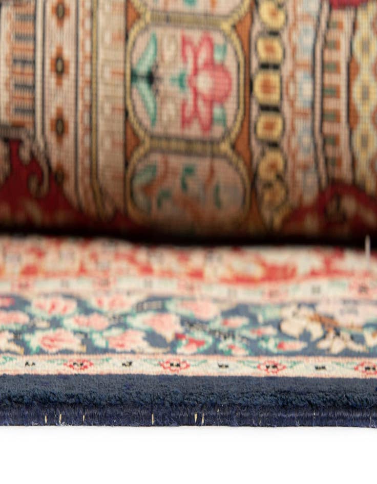 Detail image of  2' x 2' 11 Ghom Silk Rug