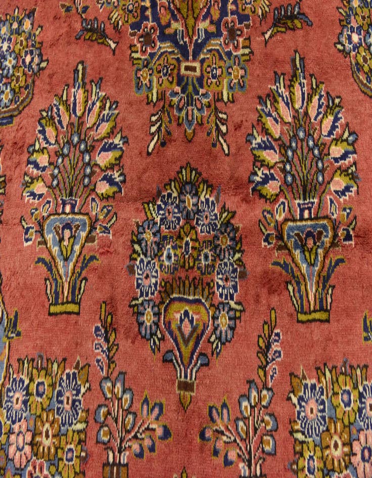 Detail image of 6' 9 x 10' Hand Knotted Golpayegan Persian Wool Rug