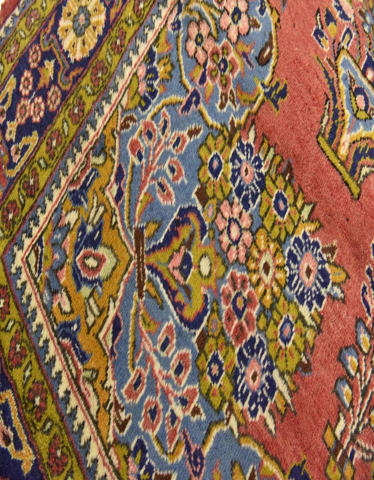 Detail image of 6' 9 x 10' Hand Knotted Golpayegan Persian Wool Rug