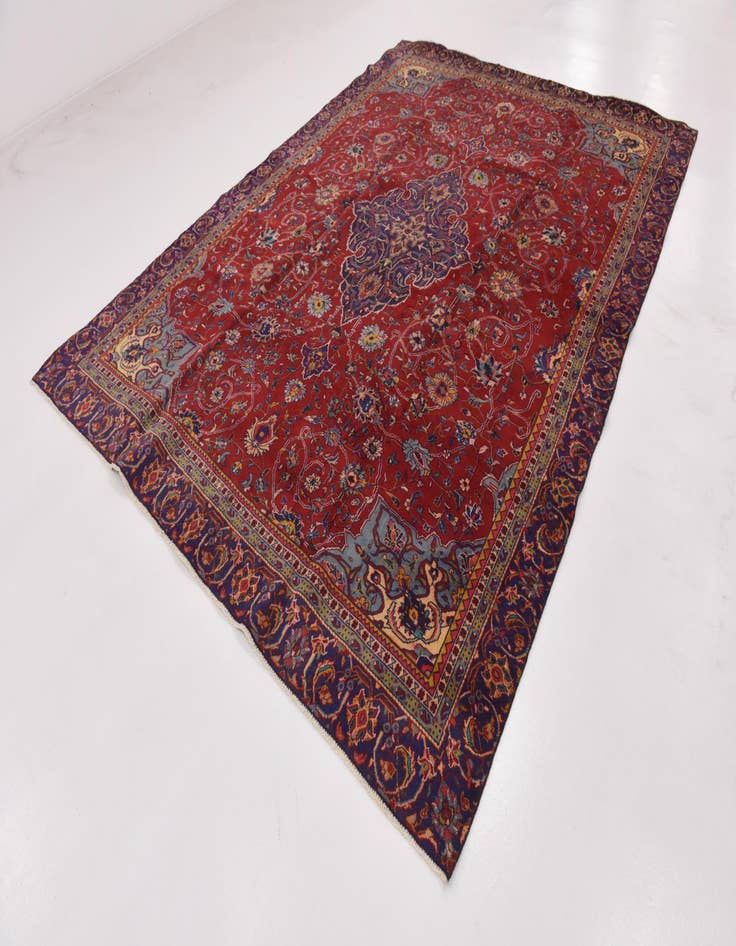 Detail image of  8' 10 x 12' 3  Hand Knotted Golpayegan Persian Wool Rug