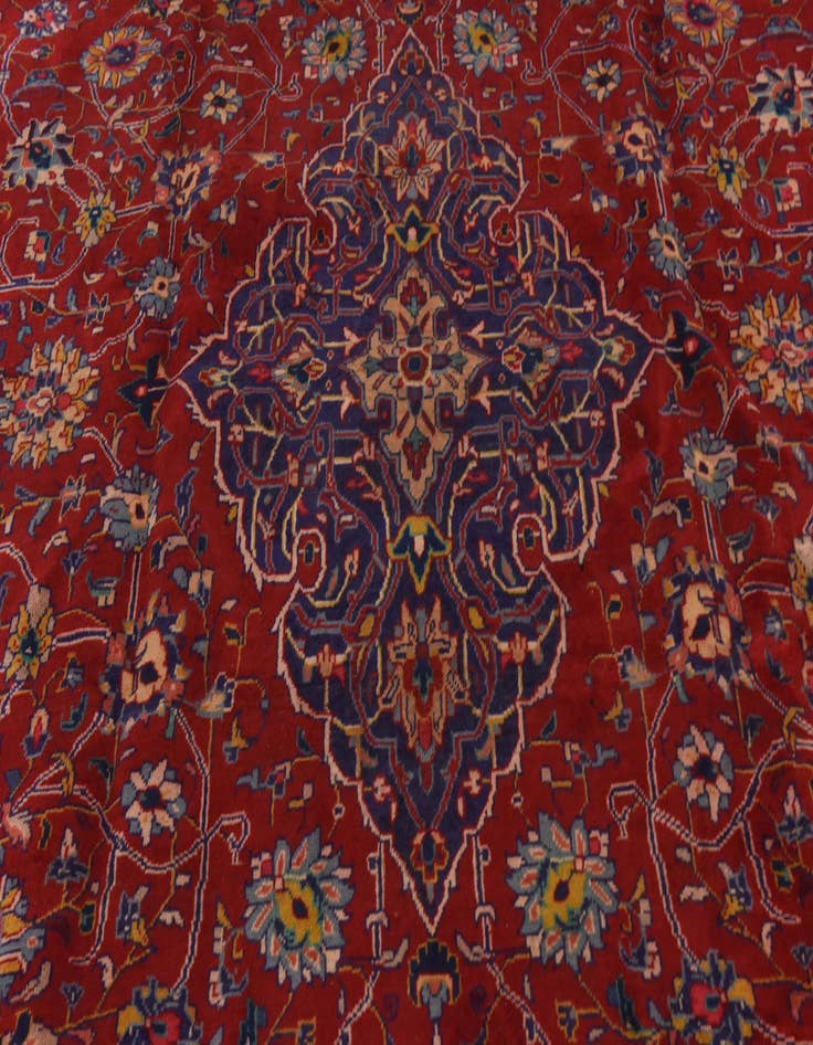Detail image of  8' 10 x 12' 3  Hand Knotted Golpayegan Persian Wool Rug