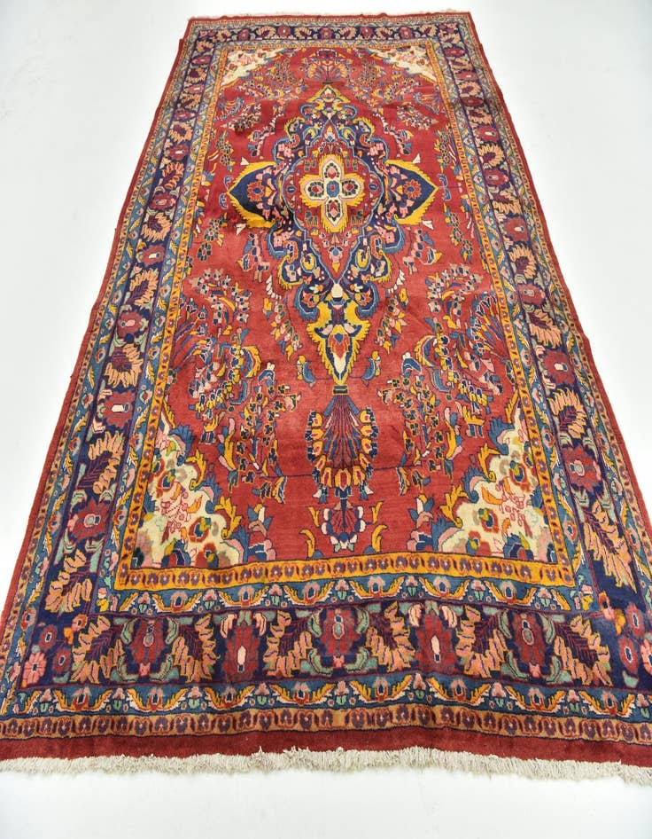 Detail image of 7' 10 x 10' 10 Hand Knotted Golpayegan Persian Wool Rug