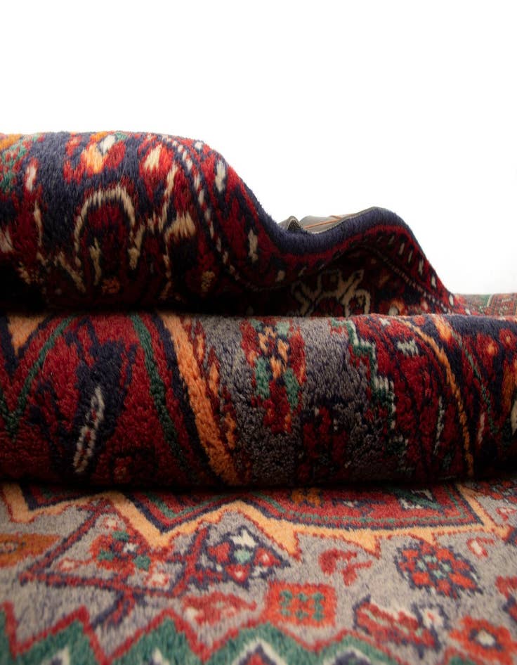 Detail image of  3' 7 x 4' 9  Hand Knotted Goltuk Persian Wool Rug