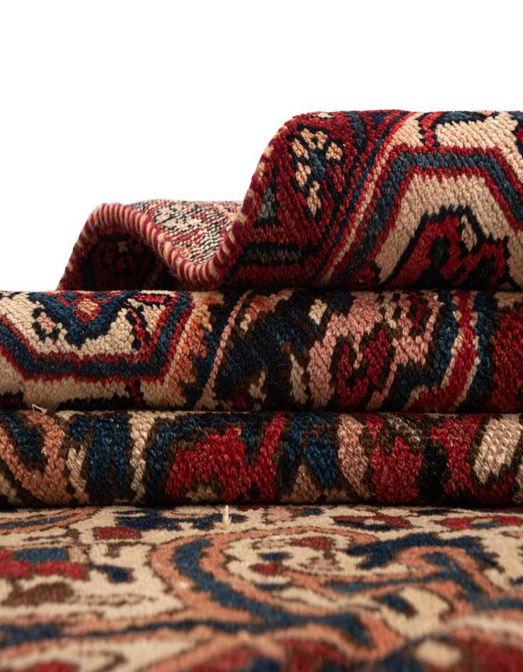 Detail image of  5' 7 x 10' Hamedan Wool Rug