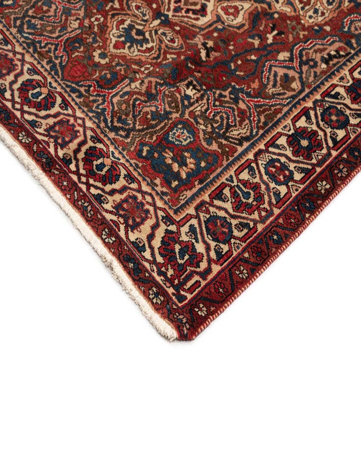 Detail image of  5' 7 x 10' Hamedan Wool Rug