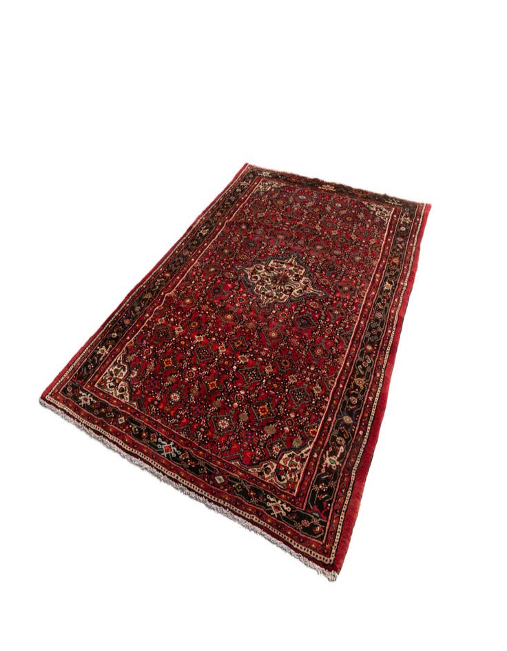 Detail image of  6' 11 x 10' 2 Hamedan Wool Rug