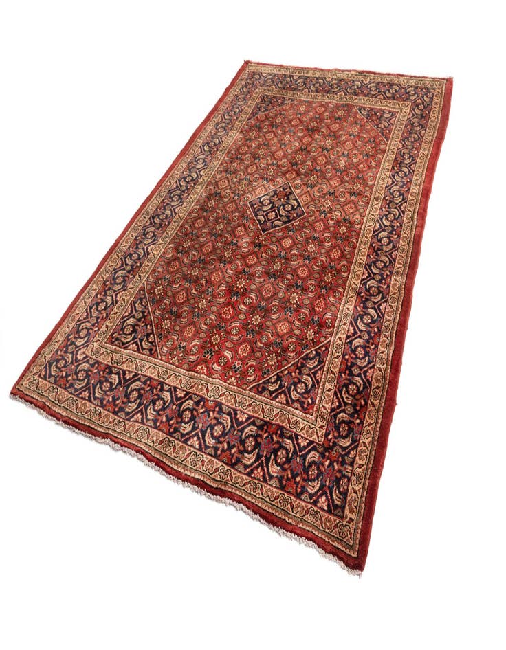 Detail image of  6' 10 x 10' 3 Hamedan Wool Rug