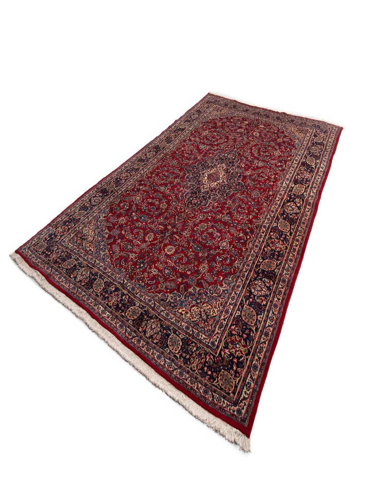 Detail image of  10' 3 x 15' 7 Hamedan Wool Rug