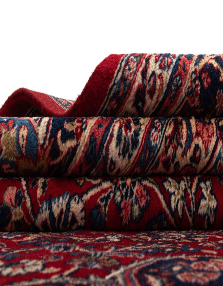 Detail image of  10' 3 x 15' 7 Hamedan Wool Rug