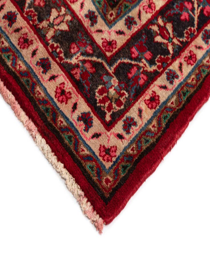 Detail image of  4' 6 x 9' 3 Hamedan Wool Rug