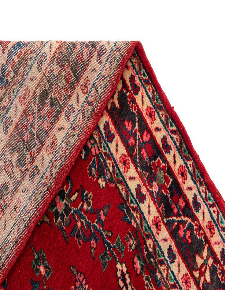 Detail image of  4' 6 x 9' 3 Hamedan Wool Rug