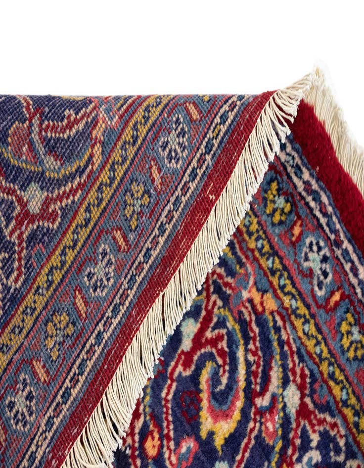 Detail image of  10' 4 x 13'  Hand Knotted Hamedan Persian Wool Rug