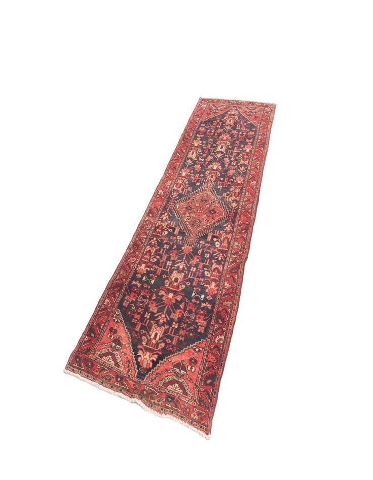 Detail image of  3' 5 x 9' 2 Hamedan Rug