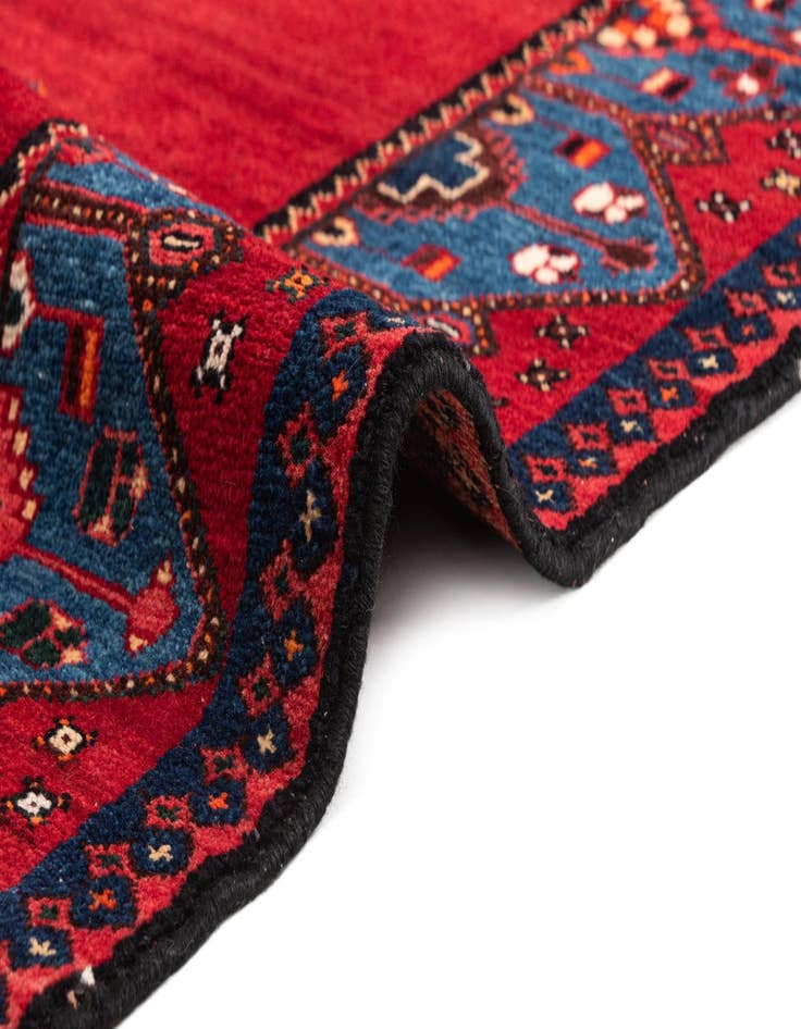 Detail image of  4' 11 x 12' 9  Hand Knotted Hamedan Rug