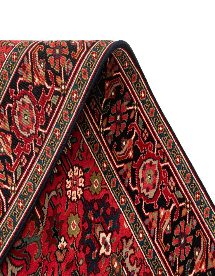 Detail image of  6' 2 x 8' 8  Hand Knotted Hamedan Wool Rug