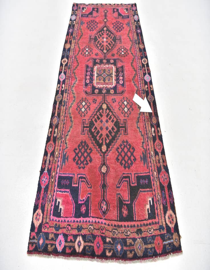 Detail image of  4' x 7' 9 Hamedan Wool Rug