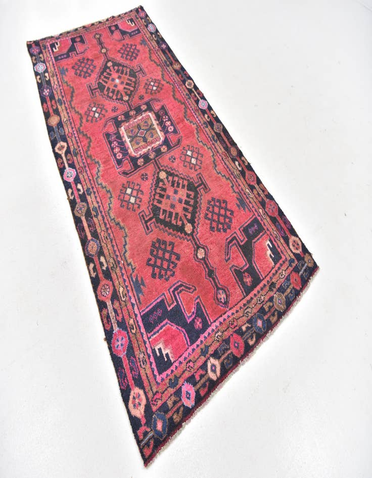 Detail image of  4' x 7' 9 Hamedan Wool Rug