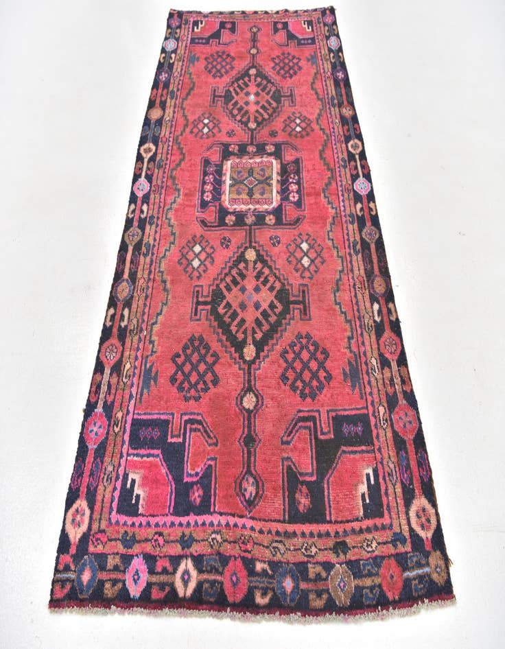 Detail image of  4' x 7' 9 Hamedan Wool Rug