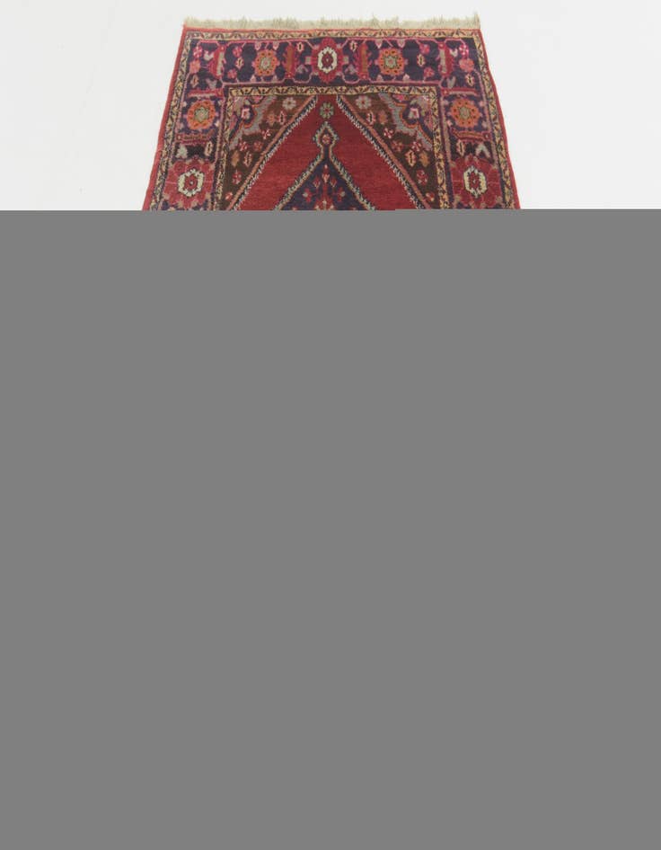 Detail image of  4' 4 x 6' 10  Hand Knotted Hamedan Persian Wool Rug