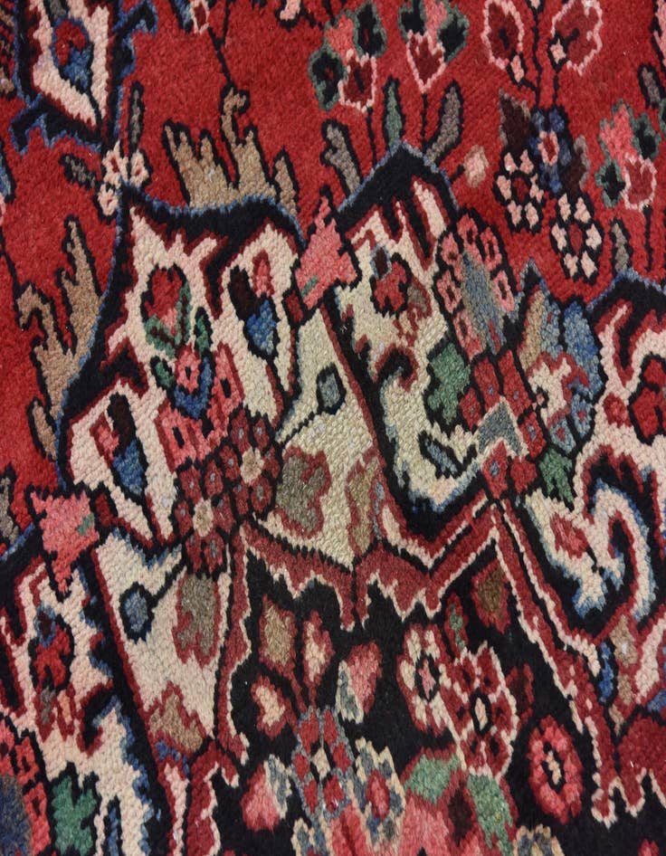Detail image of  10' 3 x 13' 5  Hand Knotted Hamedan Persian Wool Rug