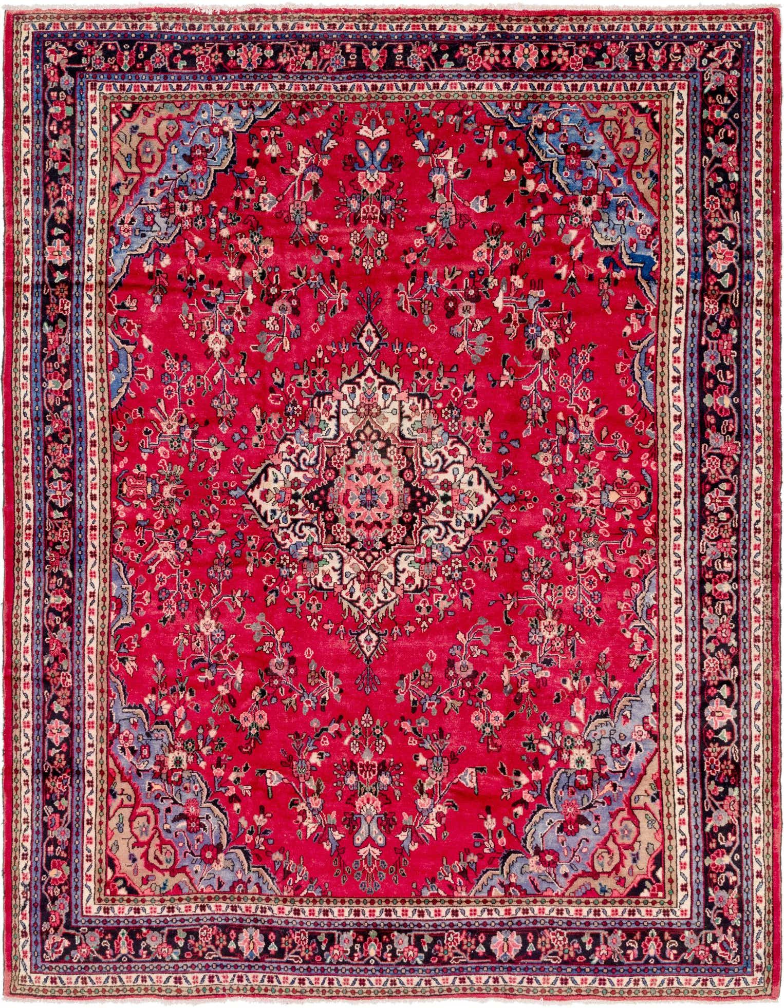Primary image  10' 3 x 13' 5  Hand Knotted Hamedan Persian Wool Rug