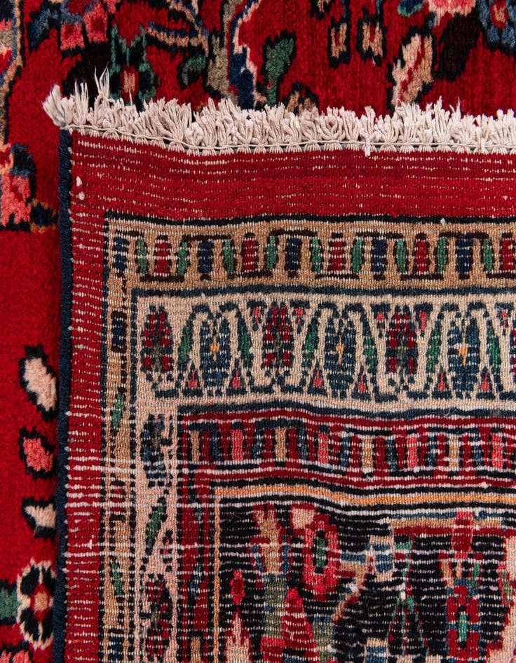 Detail image of  10' 4 x 12' 8  Hand Knotted Hamedan Wool Rug