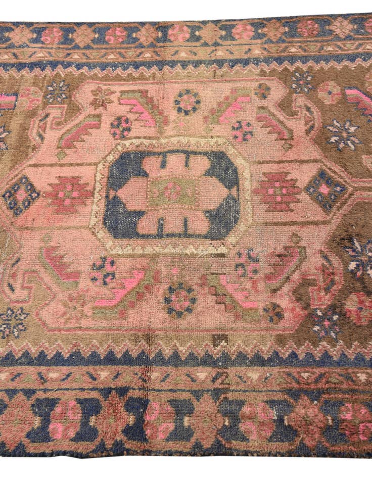 Detail image of  3' 10 x 6' 2  Hand Knotted Hamedan Persian Wool Rug